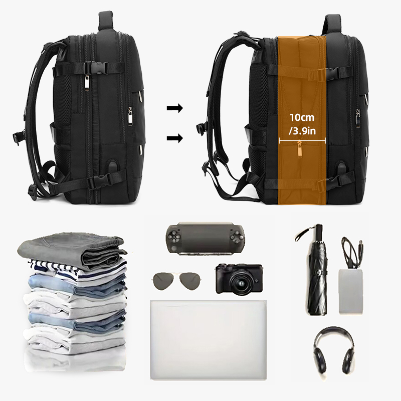 Travel Backpack Men's Short-distance Lightweight Travel Mountaineering Bag Large Capacity Computer School Bag Backpack for Men