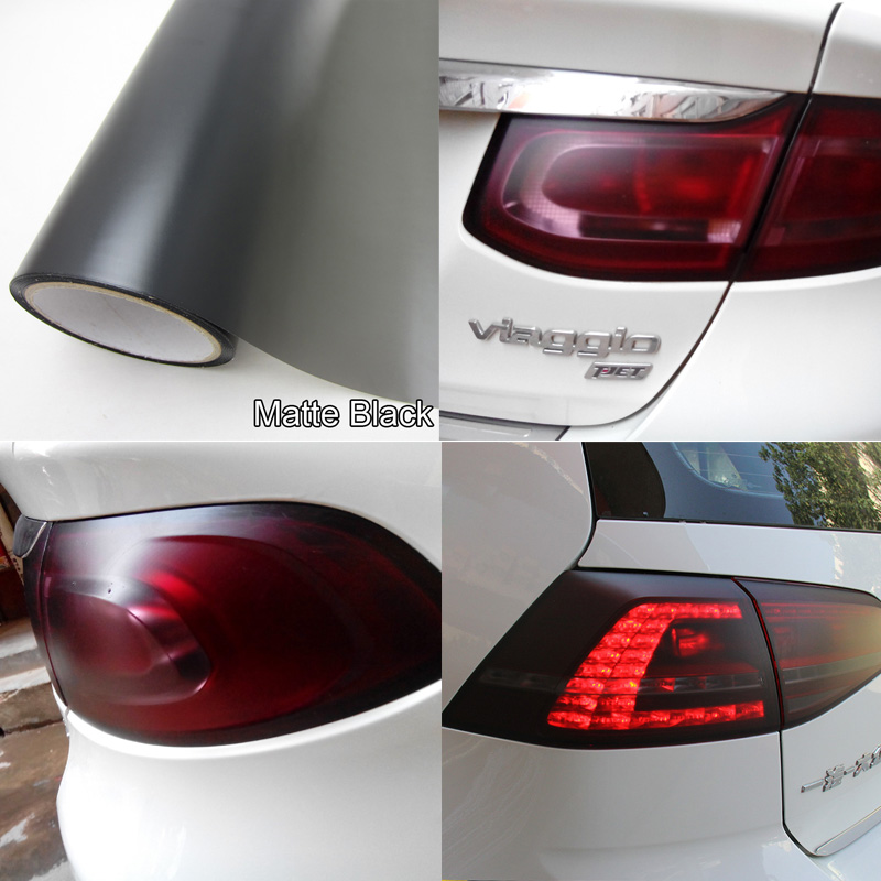 Auto Auto Rauch Schwarz Nebel Scheinwerfer Film Rücklicht Tönung Vinyl Aufkleber Wasserdicht Auto Styling