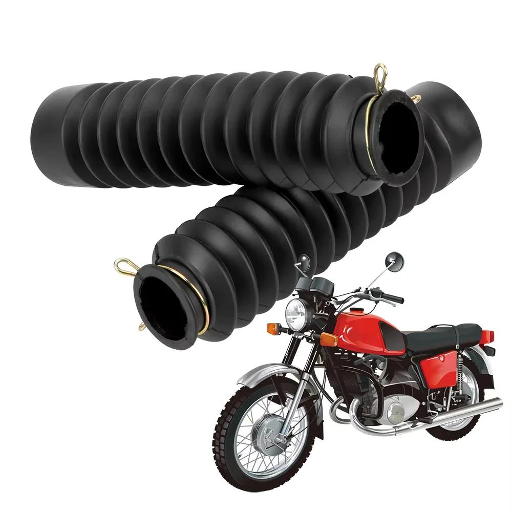 Motorfiets Stofdicht Mouw Protector Demping Rubber 2 Stuks Voorvork Schokdemper Stofkap Slobkousen Gators Laarzen Universele