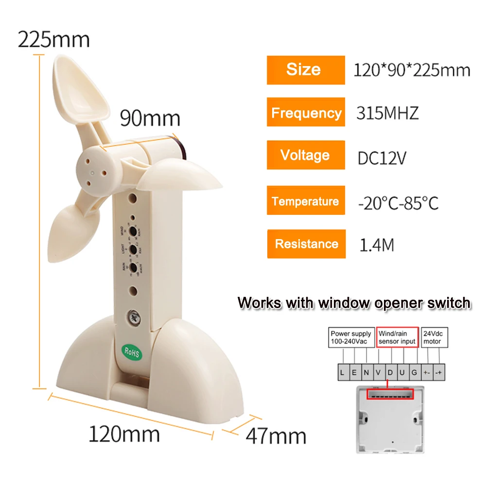 Automatic Window Opener Motor Drive 400MM Chain Actuators Wifi Remote Control Switch Optional Accessories