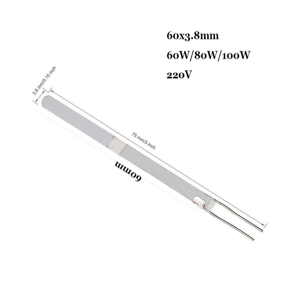 1/2ชิ้น220V 80W 60W 100W 908 908S เครื่องเชื่อมเหล็กบัดกรีปรับอุณหภูมิได้เซรามิกเครื่องมือทำความร้อนภายใน