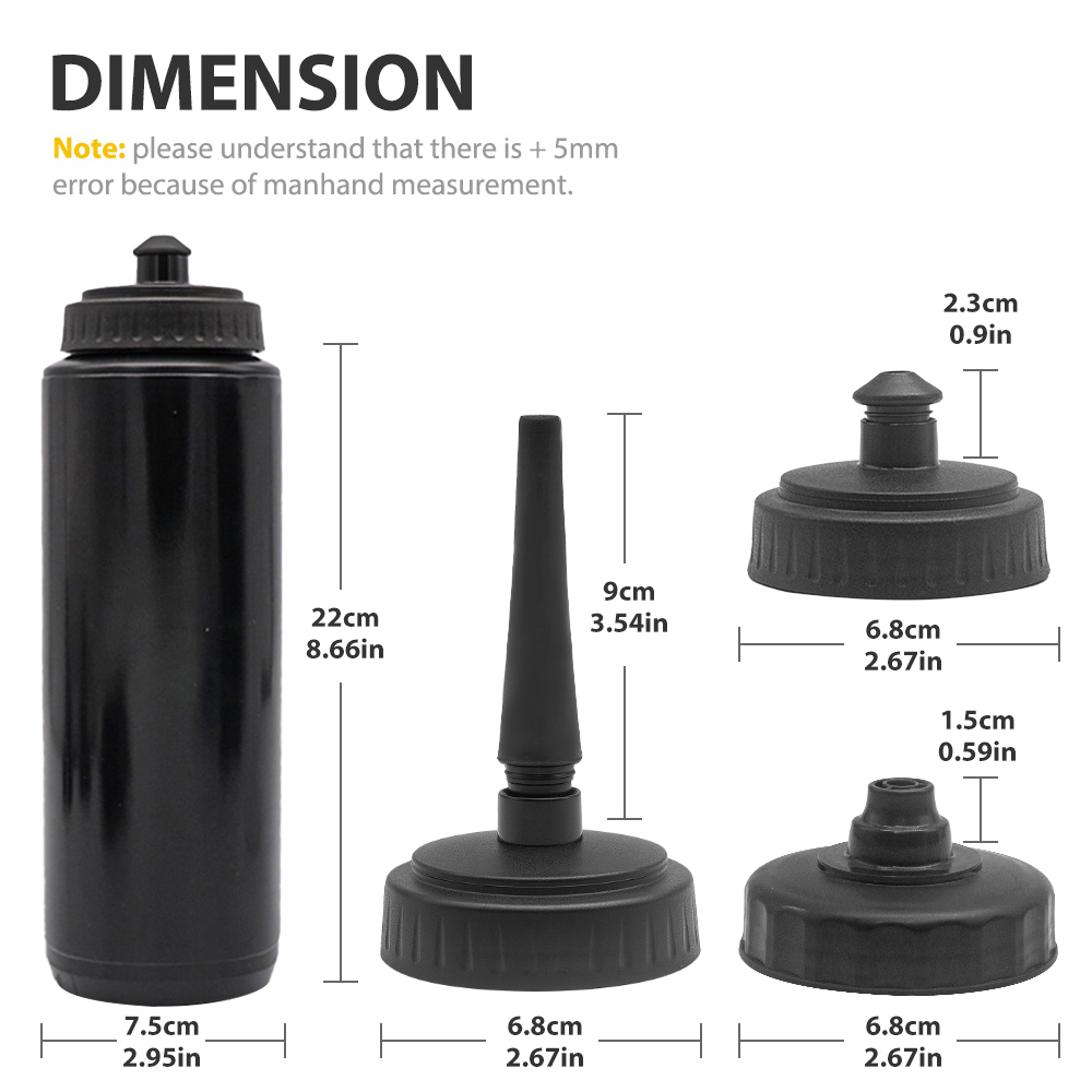 Butelka na wodę do hokeja na lodzie 1000ML Akcesoria do hokeja na lodzie Butelka sportowa BPA Free Sprzęt hokejowy Butelka do lacrosse piłki nożnej Sprzęt sportowy