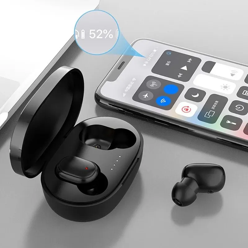 TWS A6S cuffie Bluetooth Wireless auricolari Noice Cancelling auricolari cuffie Bluetooth con microfono per Huawei Xiaomi Redmi