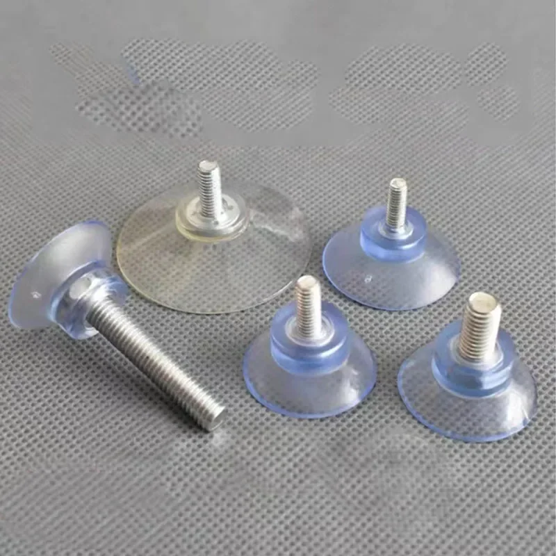 M6/M8 Schraube Gummi Saugnapf Transparenter Saugnapf mit Schraube Extra stark klebender Saugnapfhalter