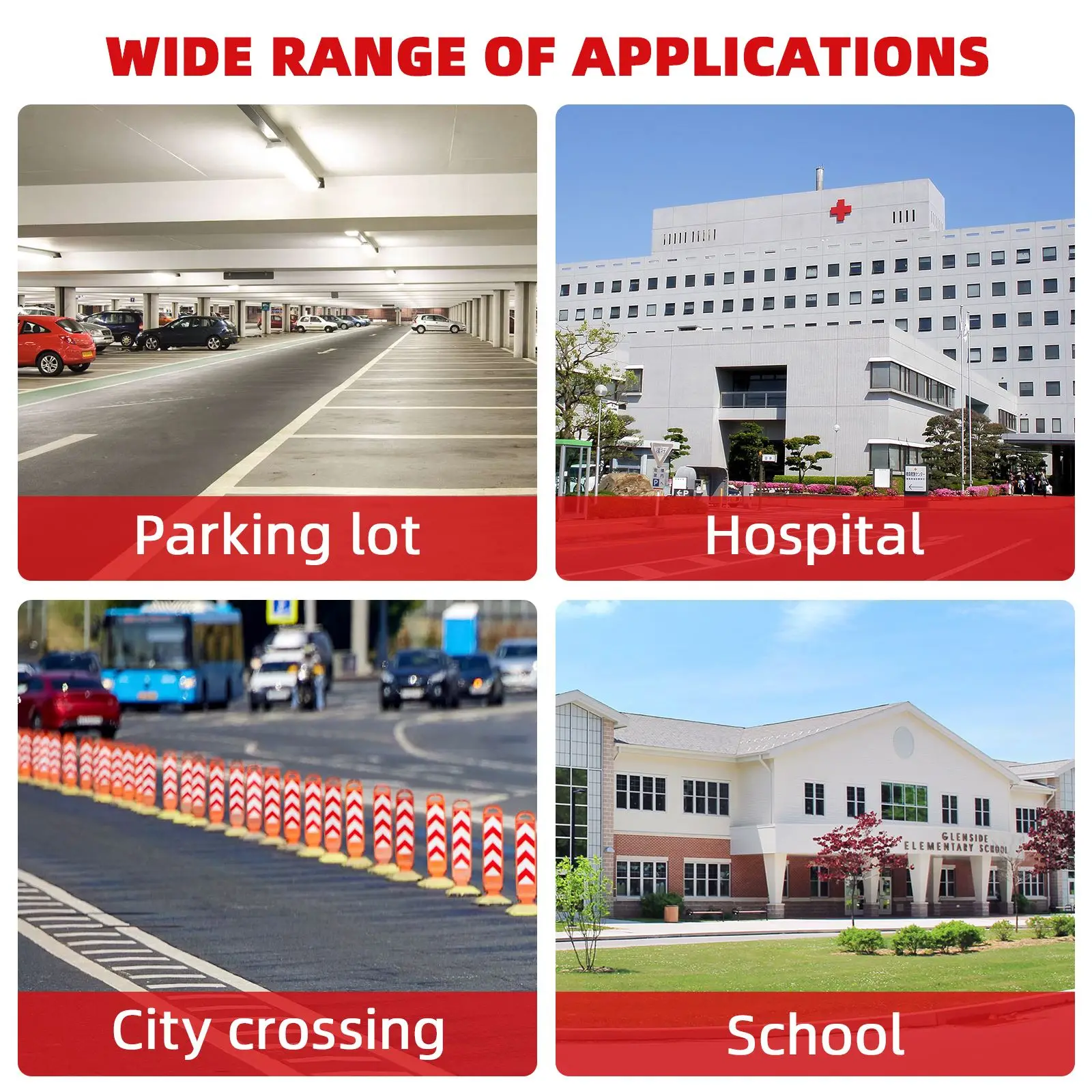 Warning Column Elastic Column Isolation Pile Guardrail Traffic Facility Barricade Cone Traffic Parking Safety Warning Column NEW