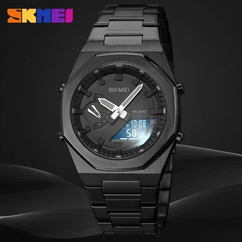 Reloj SKMEI de cuarzo informal a la moda para negocios, reloj de pulsera resistente al agua con fecha ligera 1816, reloj Masculino, relojes deportivos para hombre