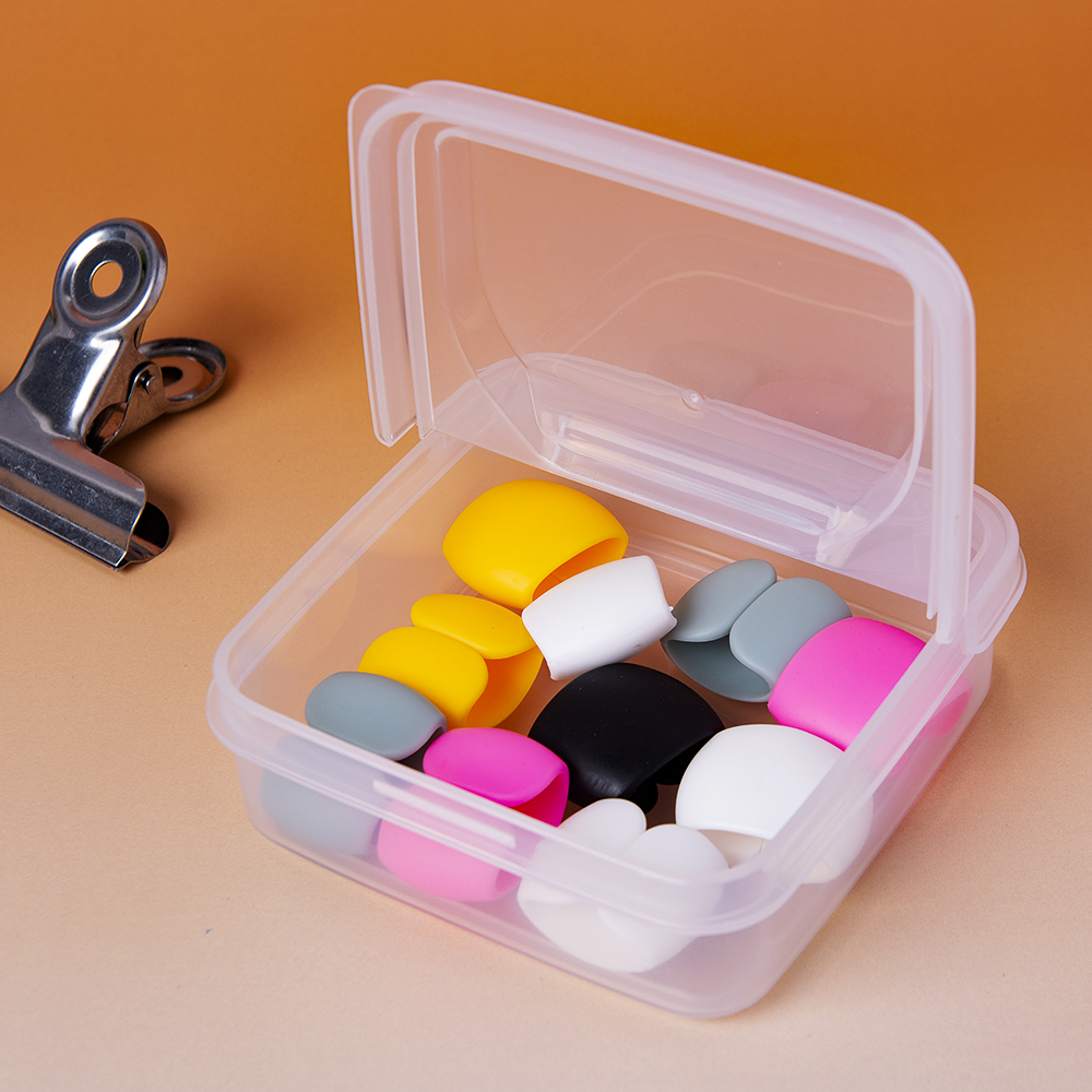 1/2/3PC กล่องเก็บพลิกพลาสติกใส,กล่อง PP สี่เหลี่ยม,สินค้าขนาดเล็ก,เครื่องประดับ,บรรจุภัณฑ์ขนม,กล่องเก็บลูกปัดกลิ่นหอม