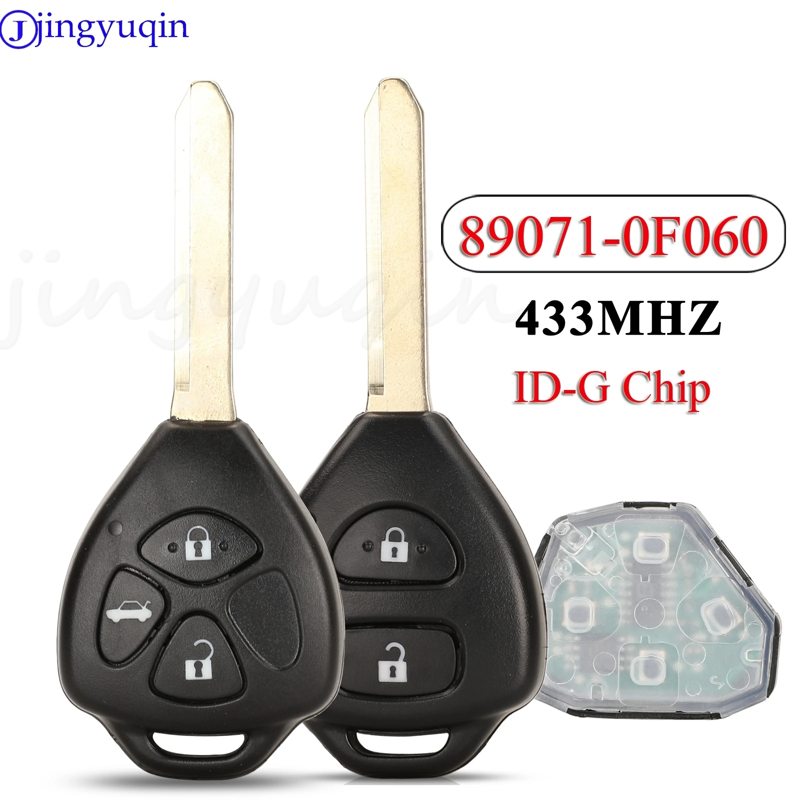 JYQ Chip Chip 433MHz G kunci Remote mobil Chip untuk Toyota Corolla Avensis Yaris Verso Auris kunci otomatis kontrol penuh
