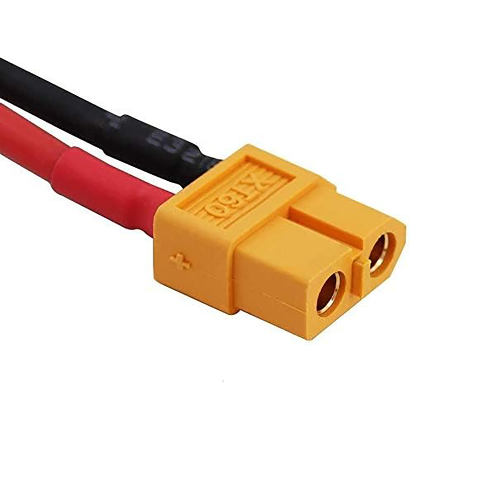 Conector de bateria paralela xt60 12awg, cabo macho/fêmea, extensão dupla, 40cm/60cm, fio de silicone para motor de bateria rc