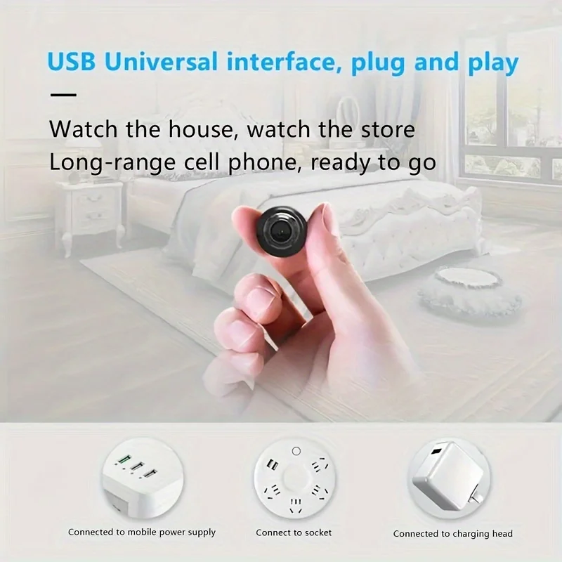 1080P HD Mini WiFi Telecamera di sicurezza interna Sorveglianza di sicurezza Baby Monitor Visione notturna Videocamera IP Cam Registratore audio video