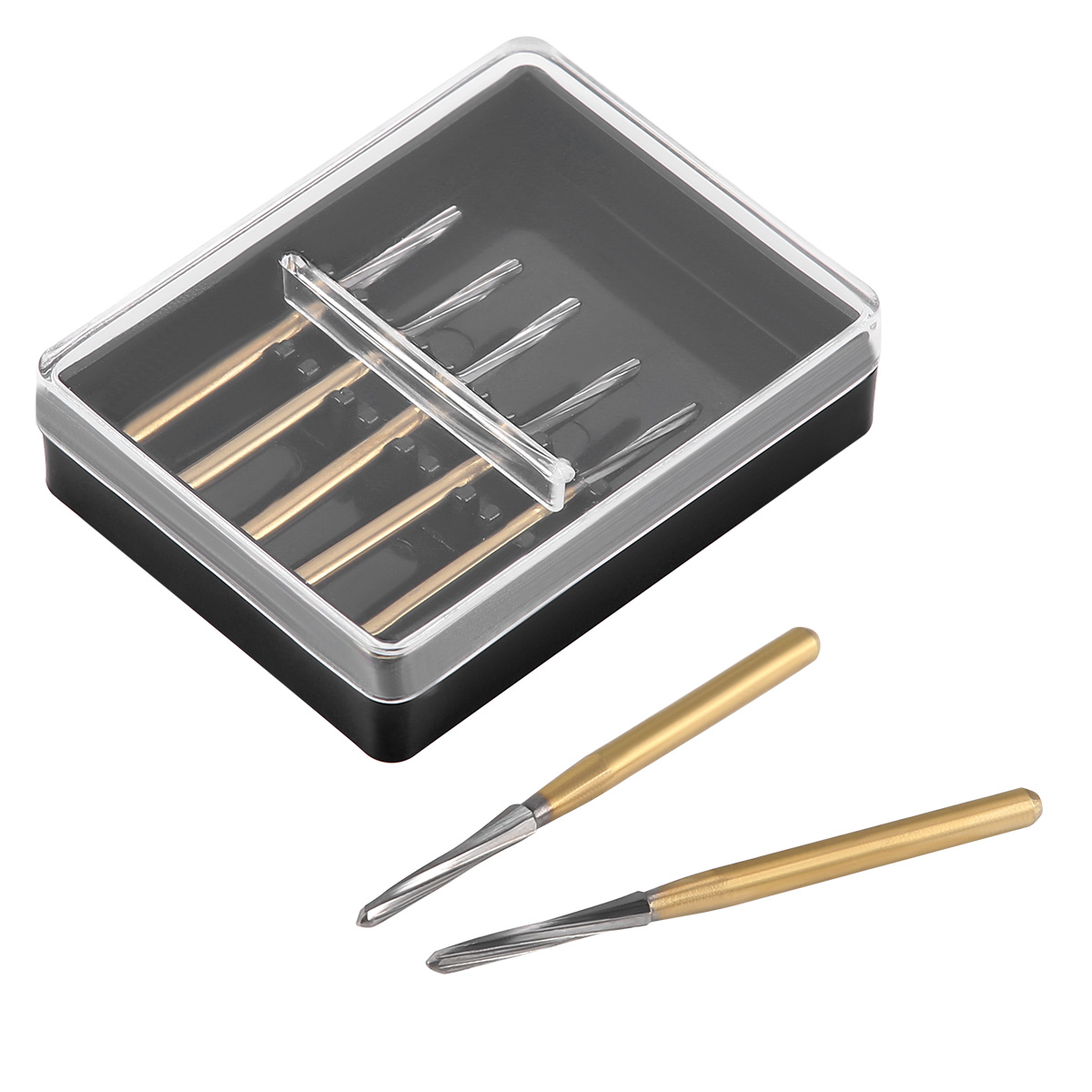 AZDENT 歯科歯内療法用超硬バー FG 1.6 ミリメートル高速ハンドピース安全な非切断チップ外科用エンドタングステン骨カッター