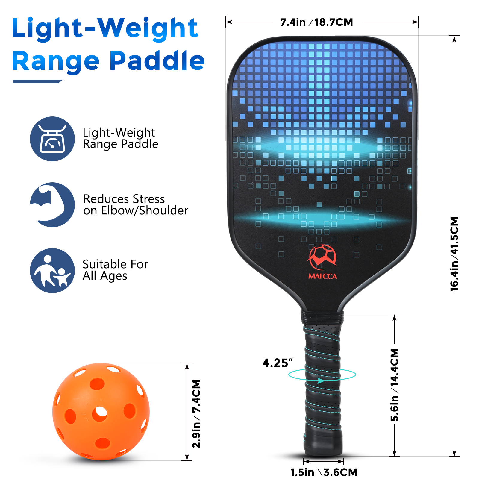 Pickleball Paddles USAPA ได้รับการอนุมัติชุดแร็กเก็ต Honeycomb Core 4 ลูกแบบพกพา Racquet กระเป๋าถือชุดของขวัญในร่มกลางแจ้ง