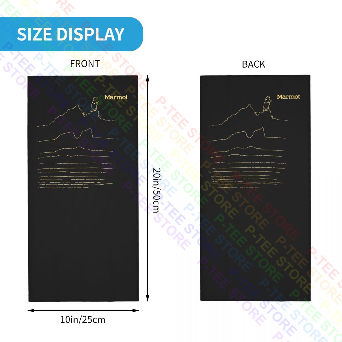 Marmot Caligata คอ Gaiter ผ้าพันคอผ้าพันคอผ้าพันคอหน้ากากปิดหน้า Unisex กลางแจ้งกีฬากลางแจ้ง