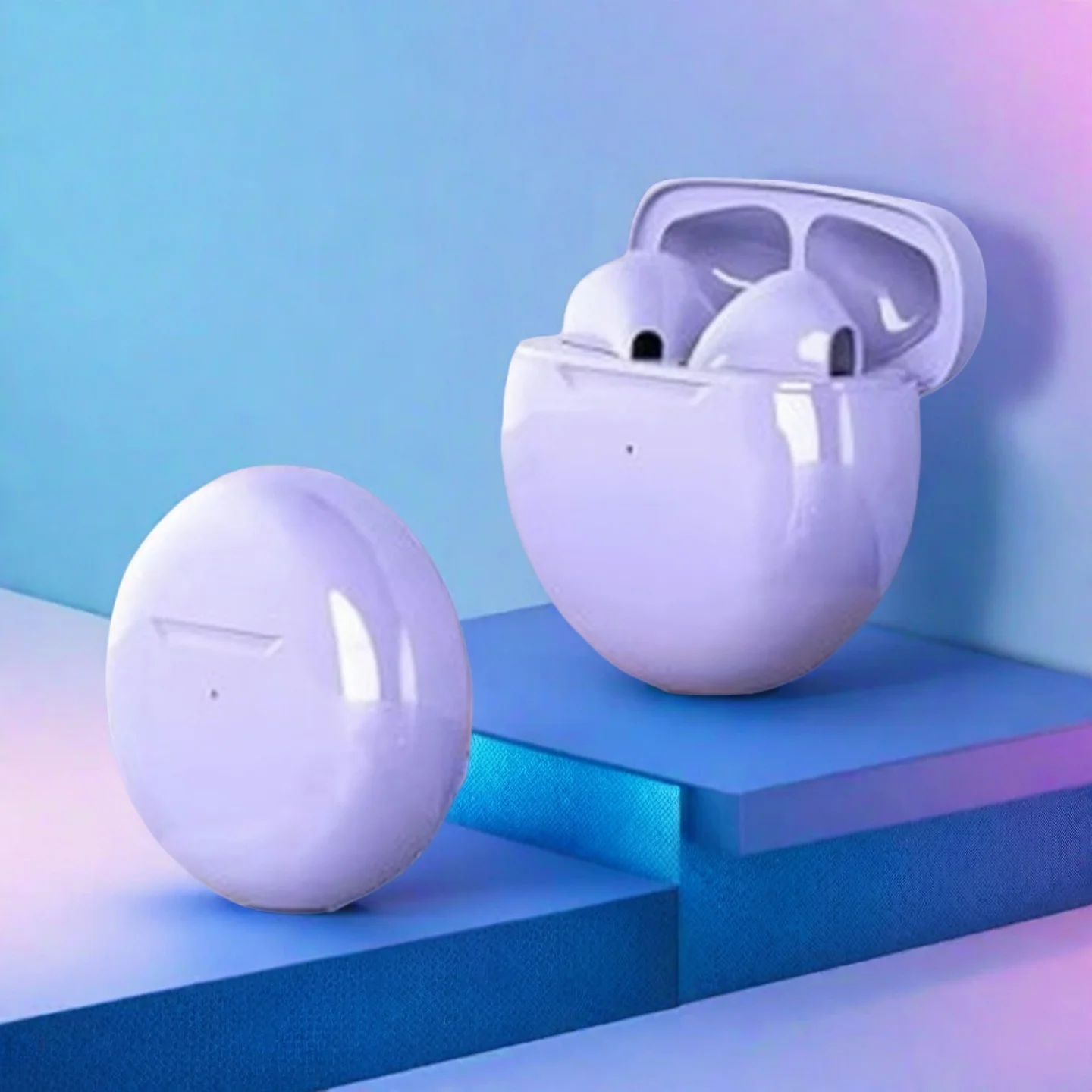 Auricolari Bluetooth Pro 6 TWS Auricolare Bluetooth wireless Auricolari con cancellazione del rumore con microfono Cuffie wireless Pro6