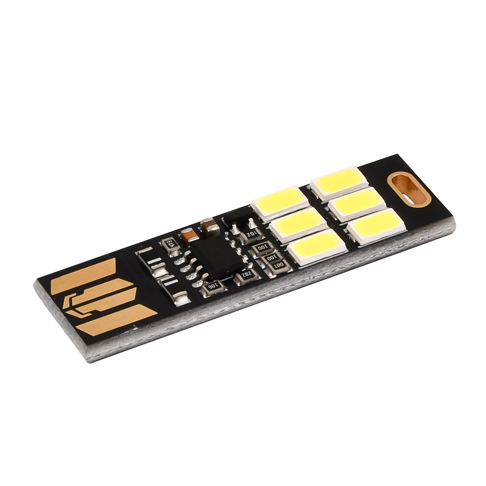 Mini portable 5730 USB 6LED patch lamp 5V touch sensor dimmable night light cold/warm white light