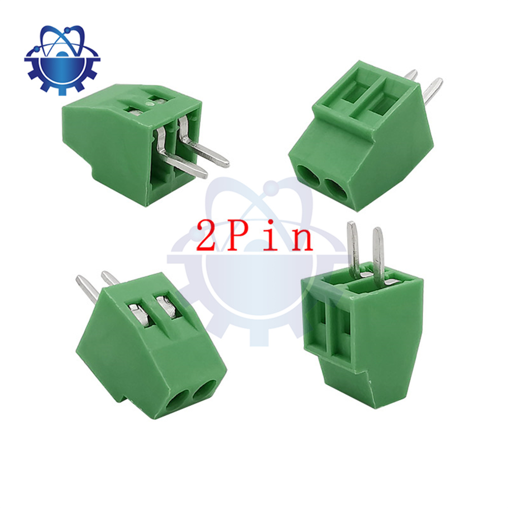 10 Teile/satz Grün Kabel terminal KF128 2,54mm PCB Mini Schraube Terminal Block Verdrahtung Stecker KF128-2.54 2P 3P 4P 5P 6P anschlüsse