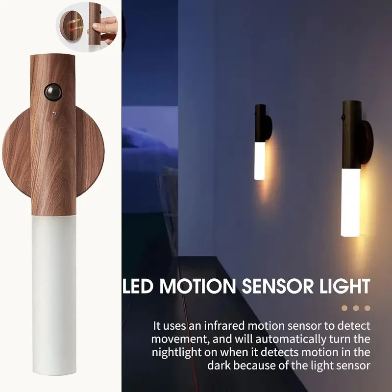 Smart Motion Sensor Nachtlampje - LED-sfeerverlichting, oplaadbare wand-/kastverlichting voor slaapkamer kinderkamer hal keuken decor