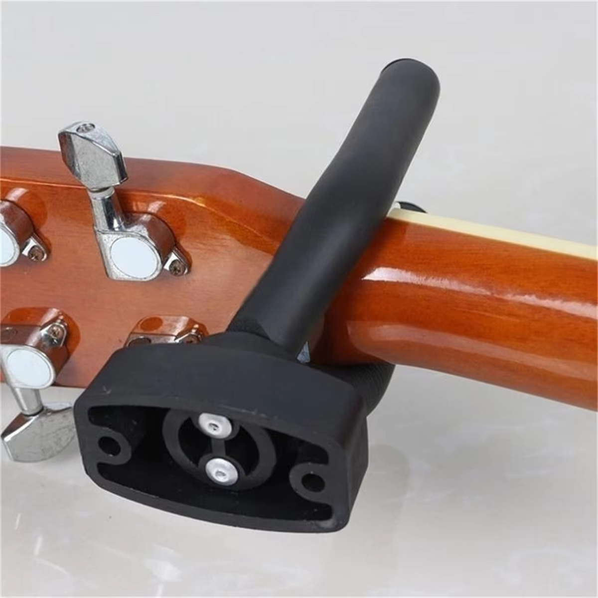 Miwayer hak gitarowy czarna gitara regulowany wieszak wsparcie instrument muzyczny wieszak na gitarę na gitarę Ukulele skrzypce gitara basowa