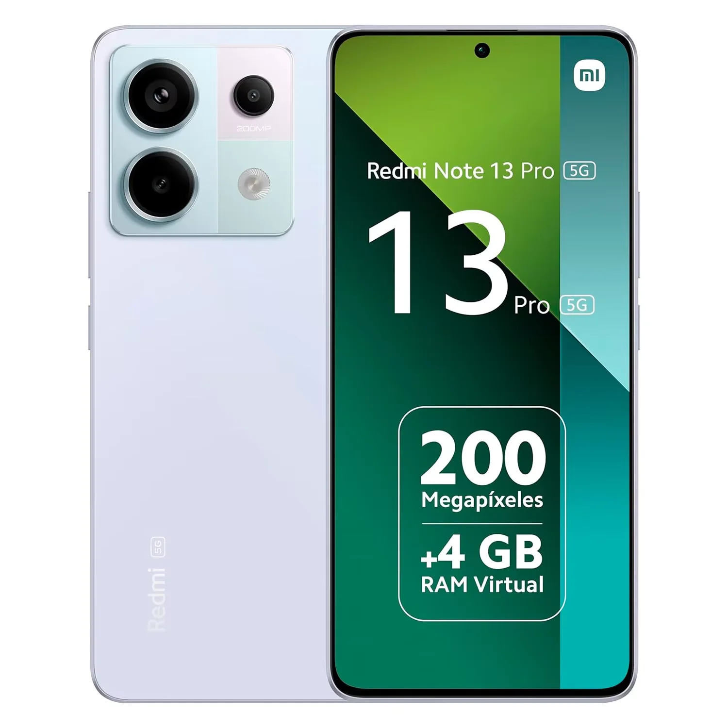 Xiaomi-Smartphone Redmi Note 13 Pro, 5G, 128GB, ROM 256GB, Câmera 200MP OIS, Snapdragon 7s Gen 2, Carregamento Turbo 67W, AMOLED 6,67 ", Novo
