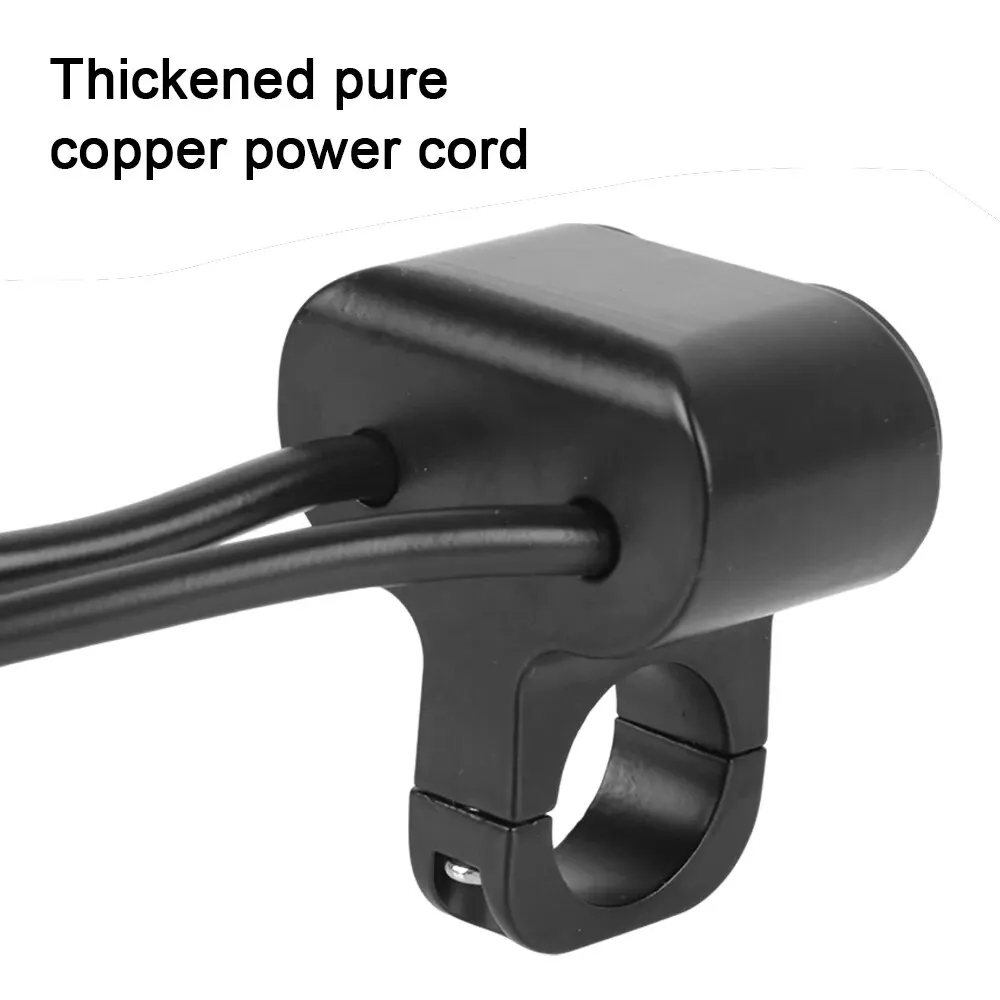 オートバイのハンドルバー 12V ヘッドライトスイッチデュアルボタン制御防水 7/8in 22 ミリメートルフラッシャースピーカースイッチ