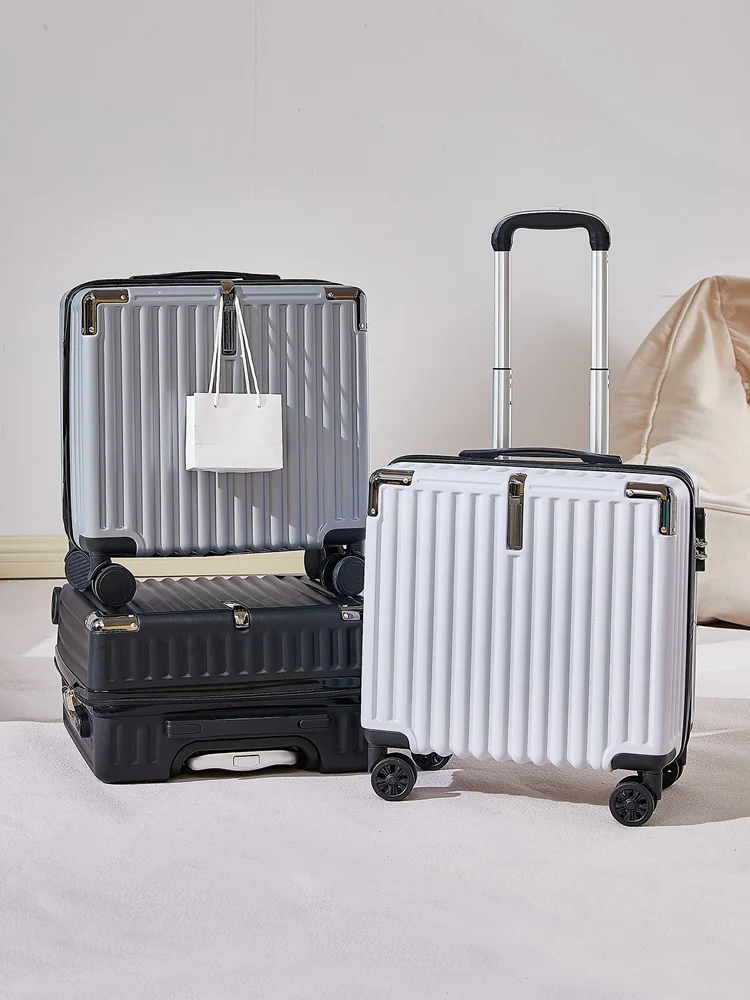 Mala de Viagem Portátil de 8 Polegadas, Pequena e Leve, para Homens e Mulheres, Fácil de Transportar, Material io com Fec...