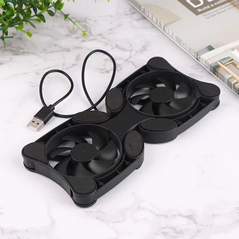 New Mini Radiator Cooler Laptop Fan Stand Notebook Foldable Folding Fan Cooler Notebook Cooling Pad