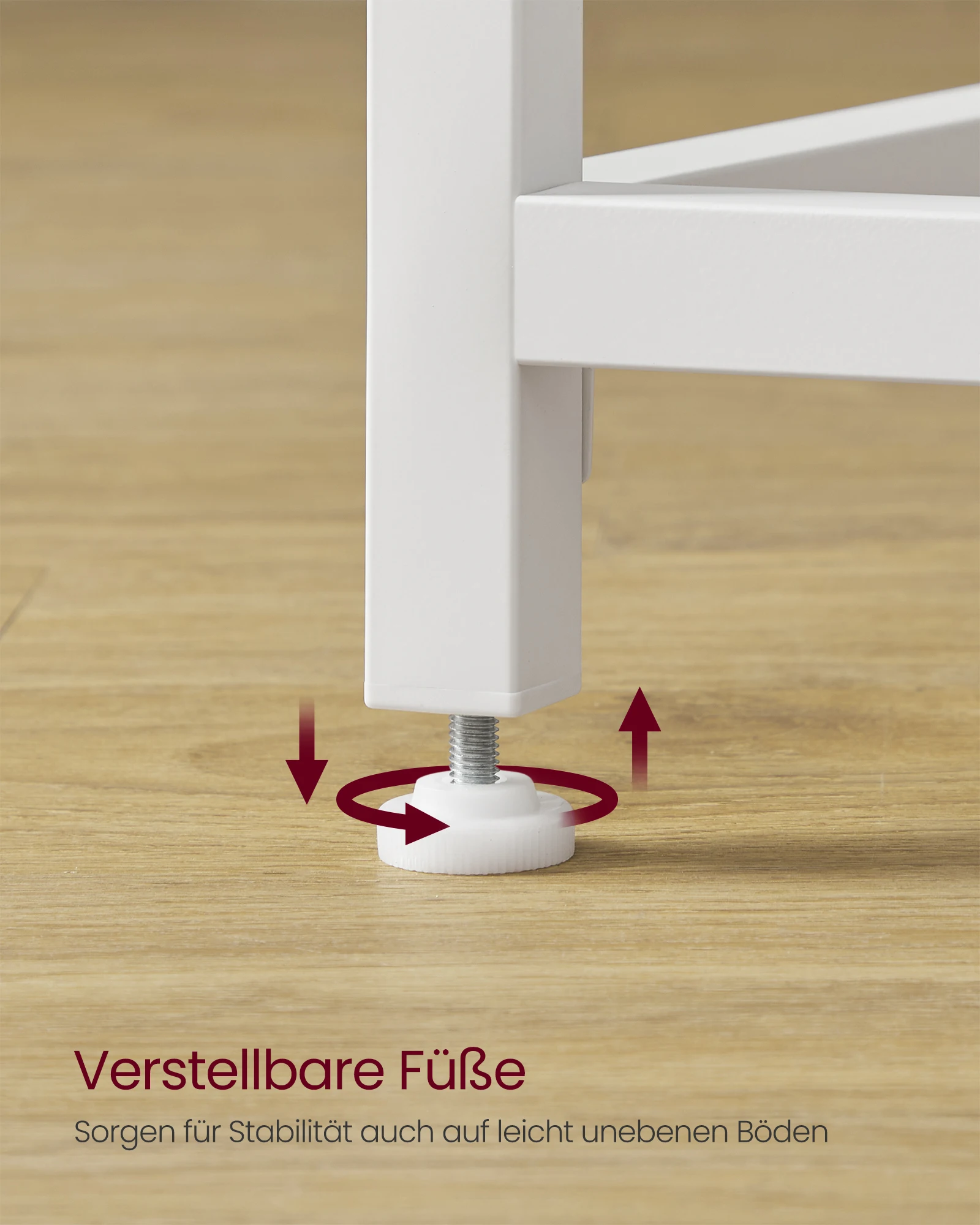 VASAGLE Kleine computertafel Kantoortafel Studeerkamer Moderne stijl Metalen Ram-bureau