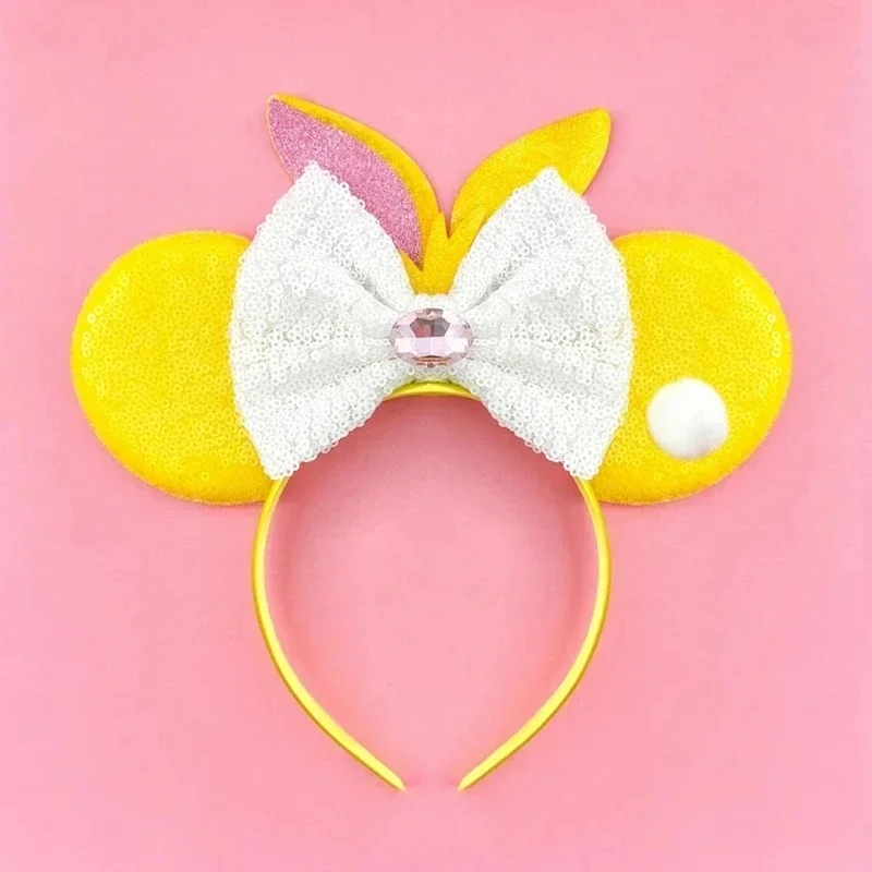 Mickey Mouse Ohren Stirnbänder für Babys Daisy Duck Haarbänder Donald Duck Kopfbedeckung Erwachsene Frauen Schleifen Haarschmuck