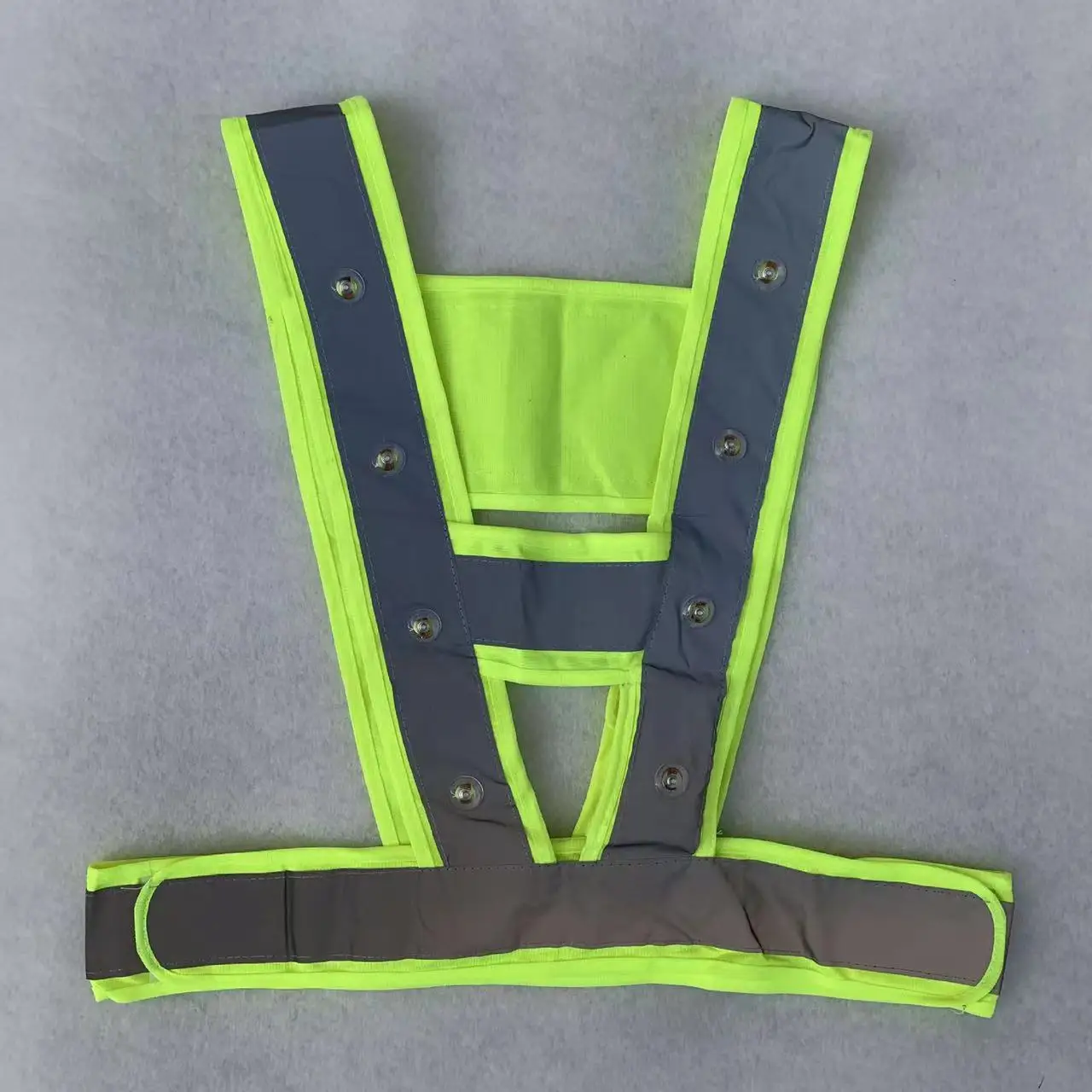 High-visibility LED Luminous Ves Reflective Harness for Night Running and Cycling Safety Warning Light USB Rechargeable Vest