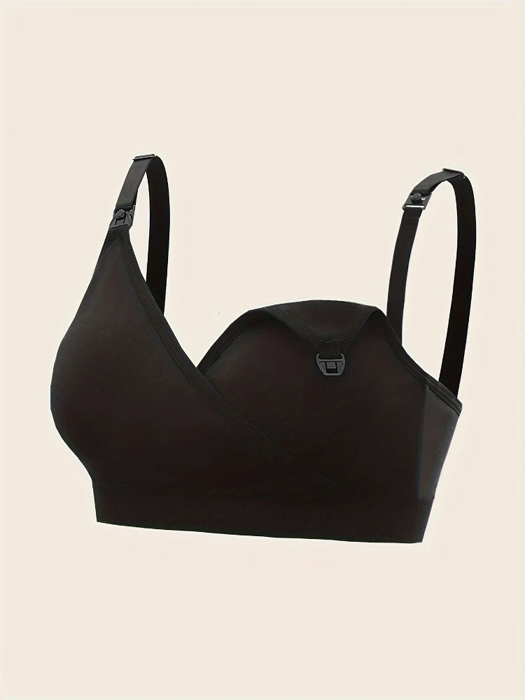 Frente respirável aberto enfermagem sutiã, cueca maternidade, sutiã gravidez, copo cheio, confortável, sem fio, 3 pcs conjunto