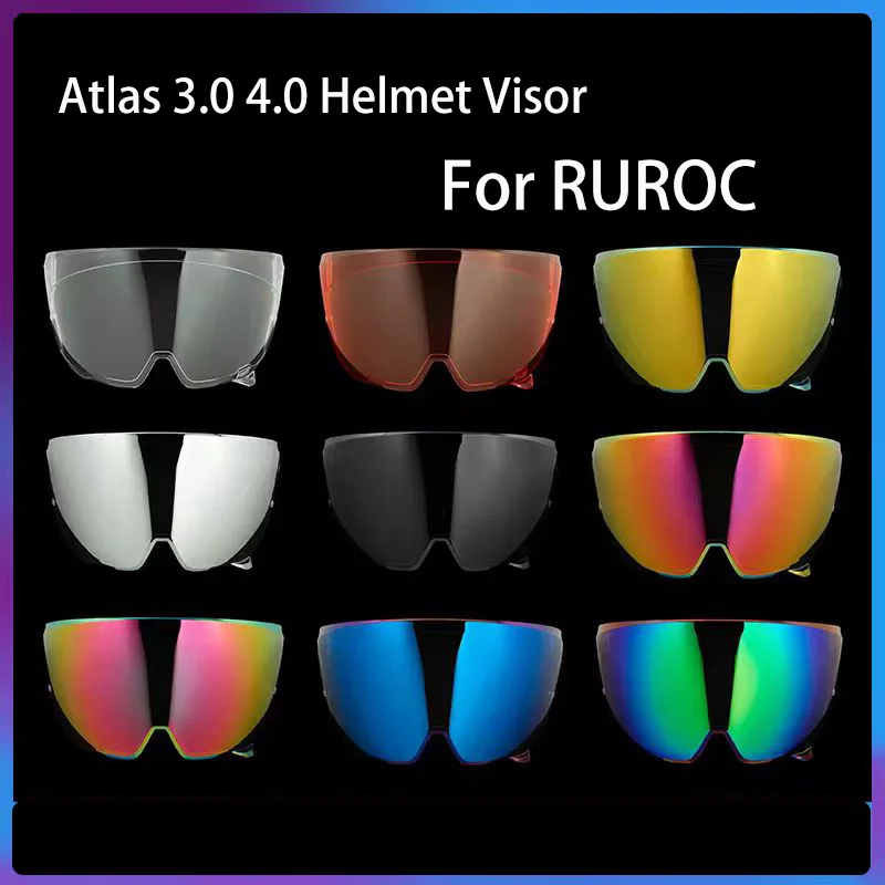 Козырек для мотоциклетного шлема для RUROC ATLAS 3,0 4,0, защита для шлема с защитой от УФ-лучей Visera Casco Moto, замена только подходит для M L
