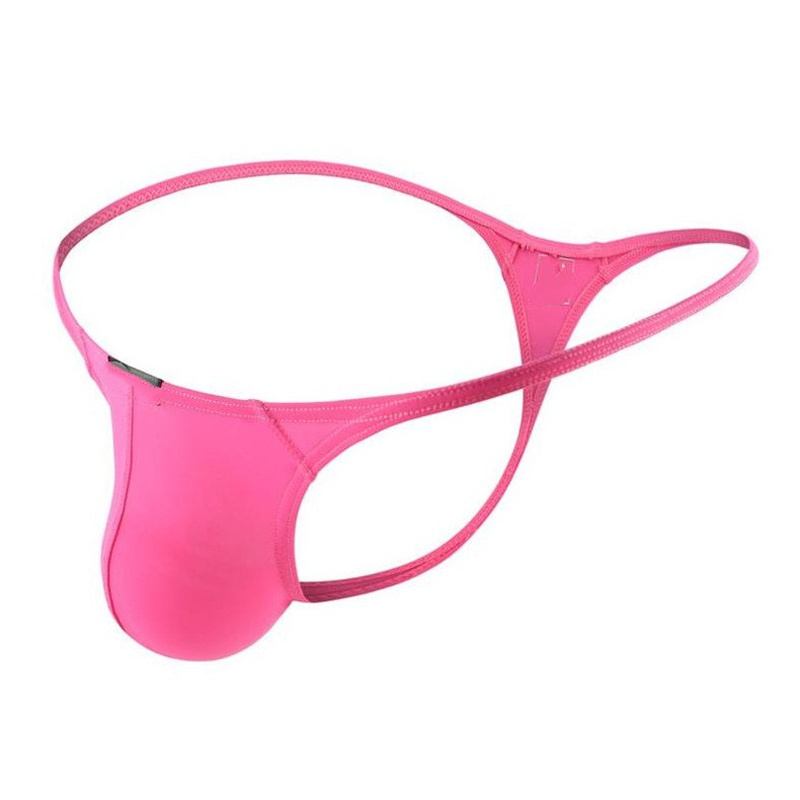 Męskie stringi i struny G bielizna niski wzrost jednolite figi Penis Hipster Jockstrap bielizna Tanga Hombre seksowne oddychające stringi