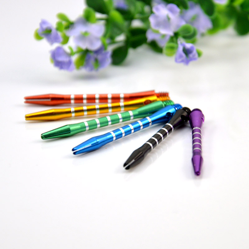 6 шт./6 цветов, алюминиевые метательные дротики 53 мм