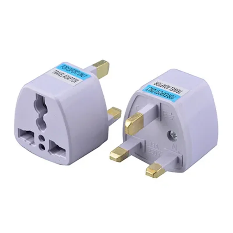 800W Universal EE. UU. Reino Unido AU a UE enchufe EE. UU. a Euro Europa pared de viaje cargador de corriente alterna convertidor adaptador de salida 2 enchufe de pines redondos
