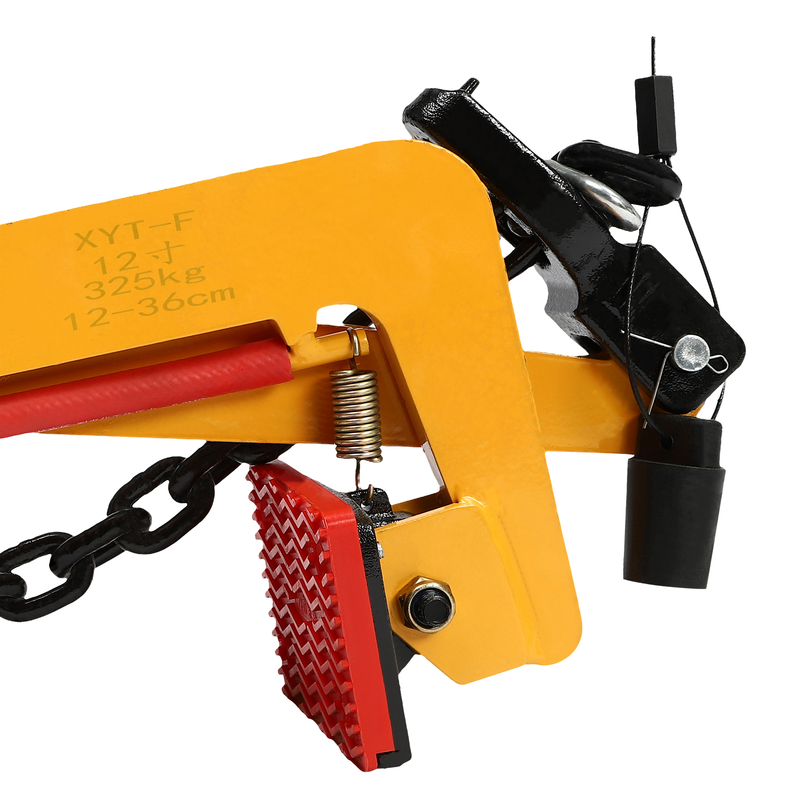 Braçadeira extratora de paletes-325/350/500kg, pinça de elevação, braçadeira tipo corrente de pedra pesada, abertura ajustável, sem instalação
