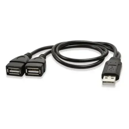 Universal USB 3,0 2,0 Stecker Auf Dual USB 3,0 Weibliche Jack Splitter 2 Port USB Hub Datenkabel Adapter Kabel Für Laptop computer