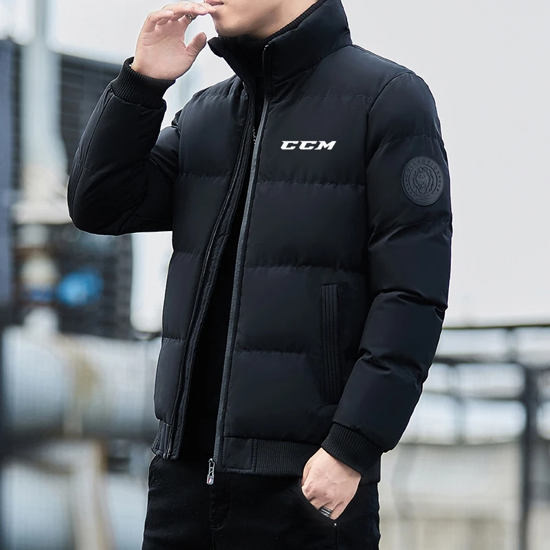ฤดูหนาวสบายๆแฟชั่นผู้ชายลงหนา CCM ผู้ชายฤดูหนาว Warm Slim Fit หนา Bubble เสื้อลำลอง outerwear