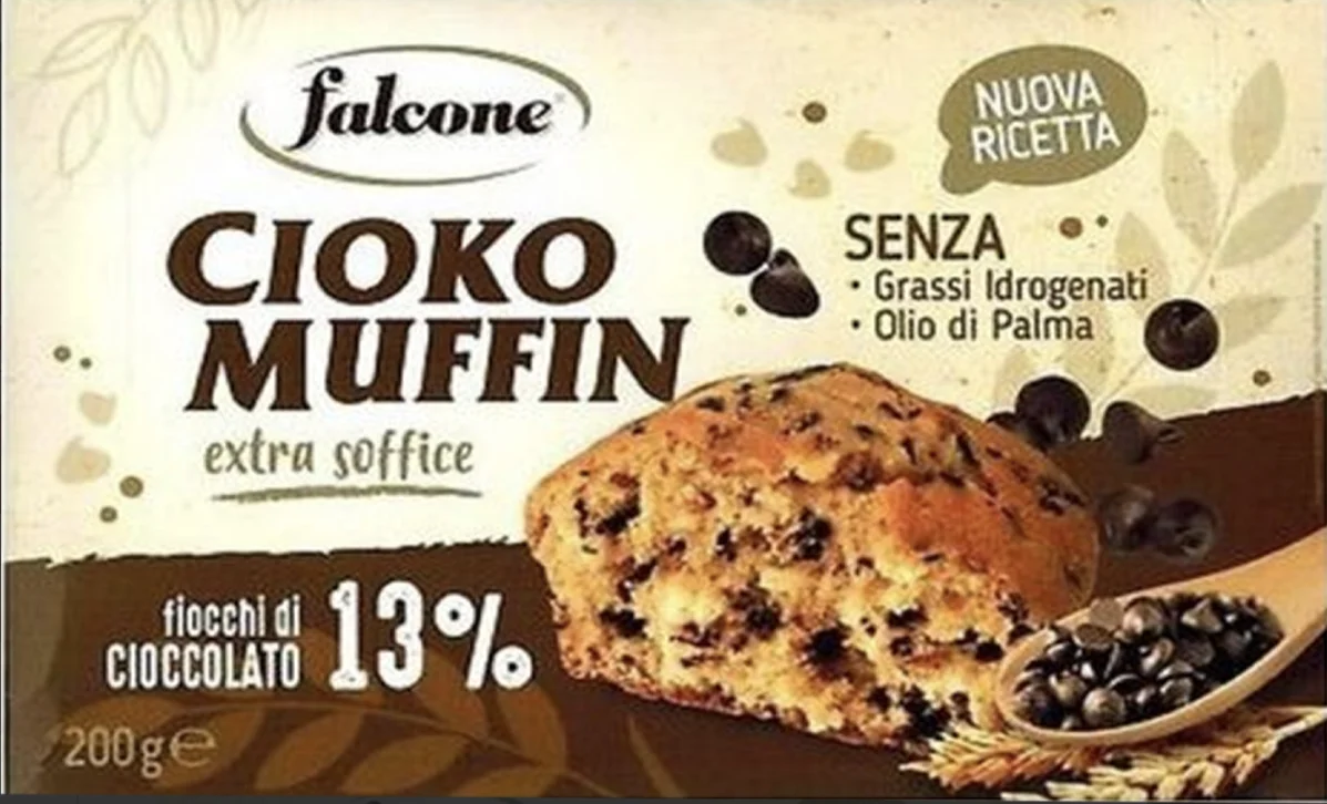 Muffins aux pépites de chocolat Cioko 200g - Falcone