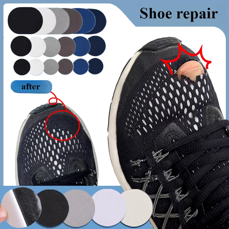 Pegatinas de reparación de zapatos deportivos, Protector de talón de gamuza, agujeros de reparación antidesgaste, parches autoadhesivos, almohadilla para plantillas, inserto para el cuidado de los pies