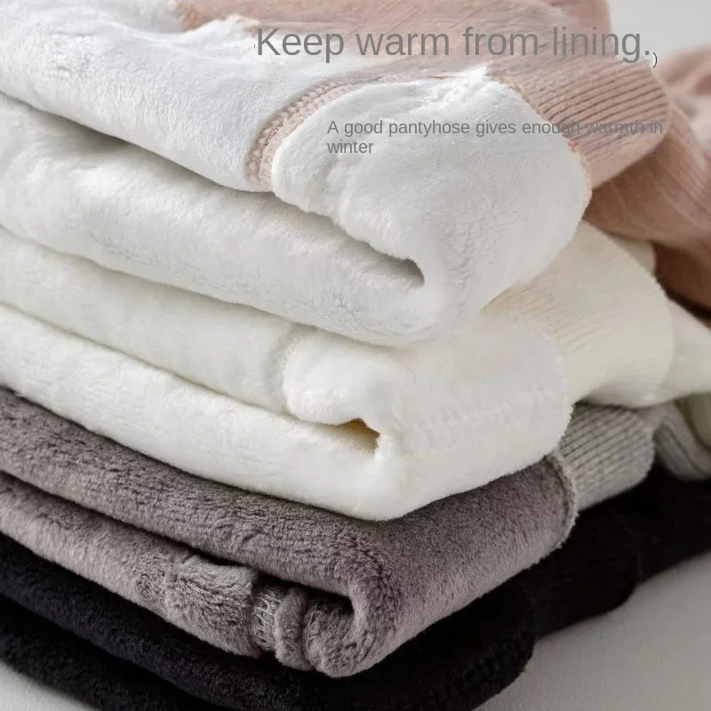 Collant ispessito peluche per bambini invernali Collant in cashmere con fiocco per bambini Collant caldo per bambini Ragazze Pantys Calza per bambini