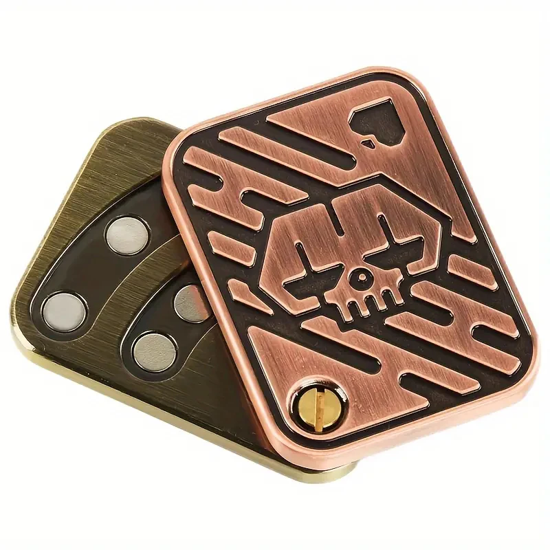 Металлический пресс Click Fidget Spinner в форме черепа, игрушки для снятия стресса для ежедневного использования