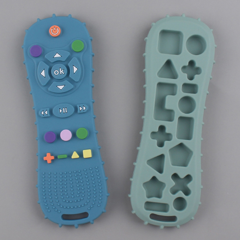 1pcs Baby Remote Control Teether Silicone Baby Anti-Eating Gloves Pacifier Bracelet Teething Stick Biting Toys