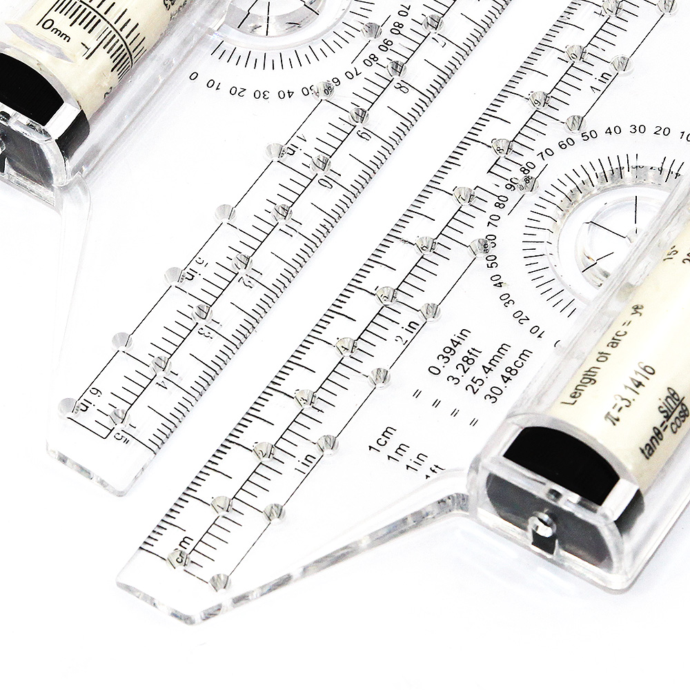 15cm 30cm rolling parallel ruler student design drawing practice drawing geometric drawing