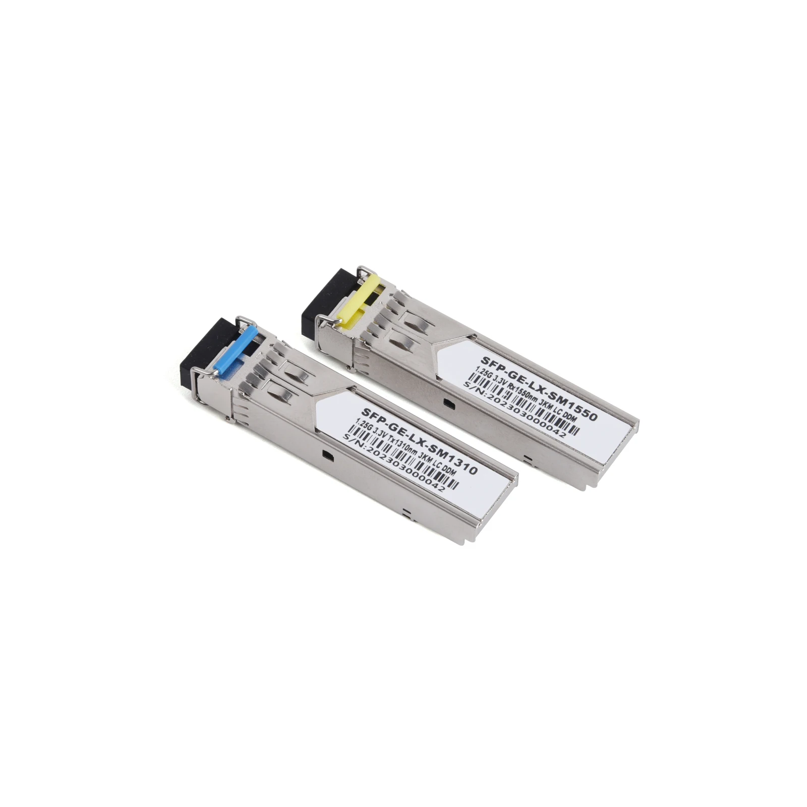 1 paio di moduli in fibra Gigabit SFP 1000M SC/LC 1.25G 1310nm/1550nm modulo in fibra A + B monomodale adatto per switch Ethernet Mikrotik