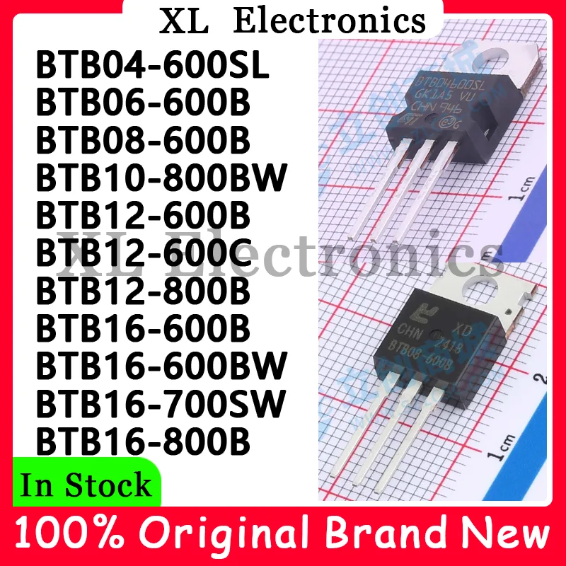 10 unids/lote BTB04-600SL BTB06-600B BTB08-600B BTB10-800BW BTB12-600B BTB12-600C BTB12-800B BTB16-600B BTB16-600BW nuevo Original