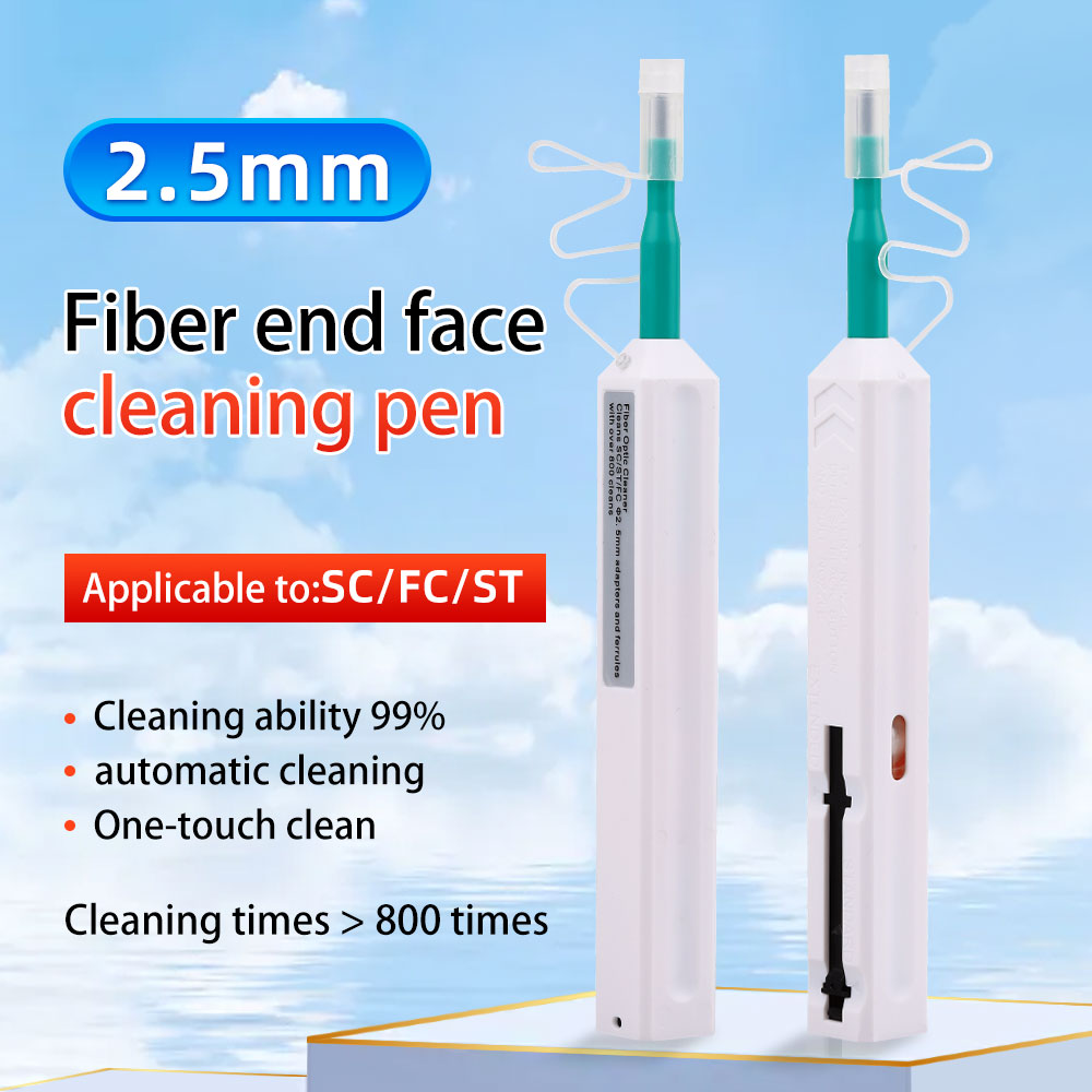 SAIVXIAN SC/FC/ST 2.5mm 광섬유 청소 펜 LC/MU 1.25mm 광섬유 클리너 도구 광섬유 커넥터 클리너