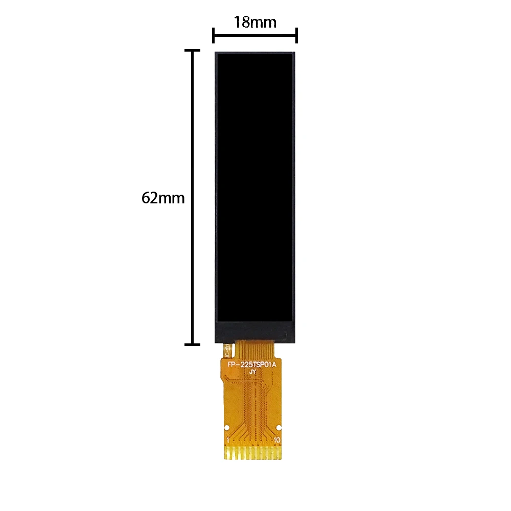 2.25 inch TFT LCD display screen LCD screen 76x284 long strip screen ST7789 driver serial port screen color screen
