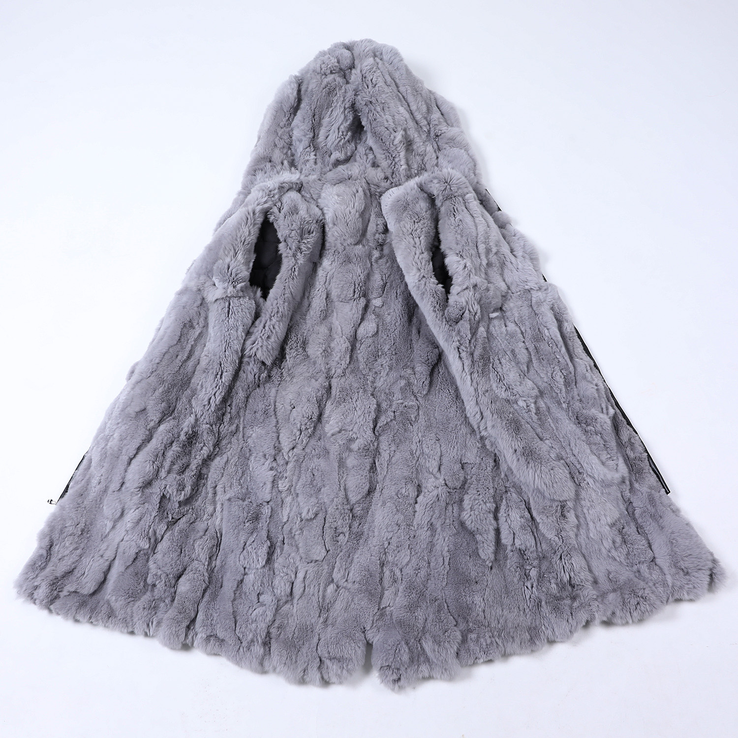 Natural Real Fox Raccoon Rabbit Fur Lining For Parka