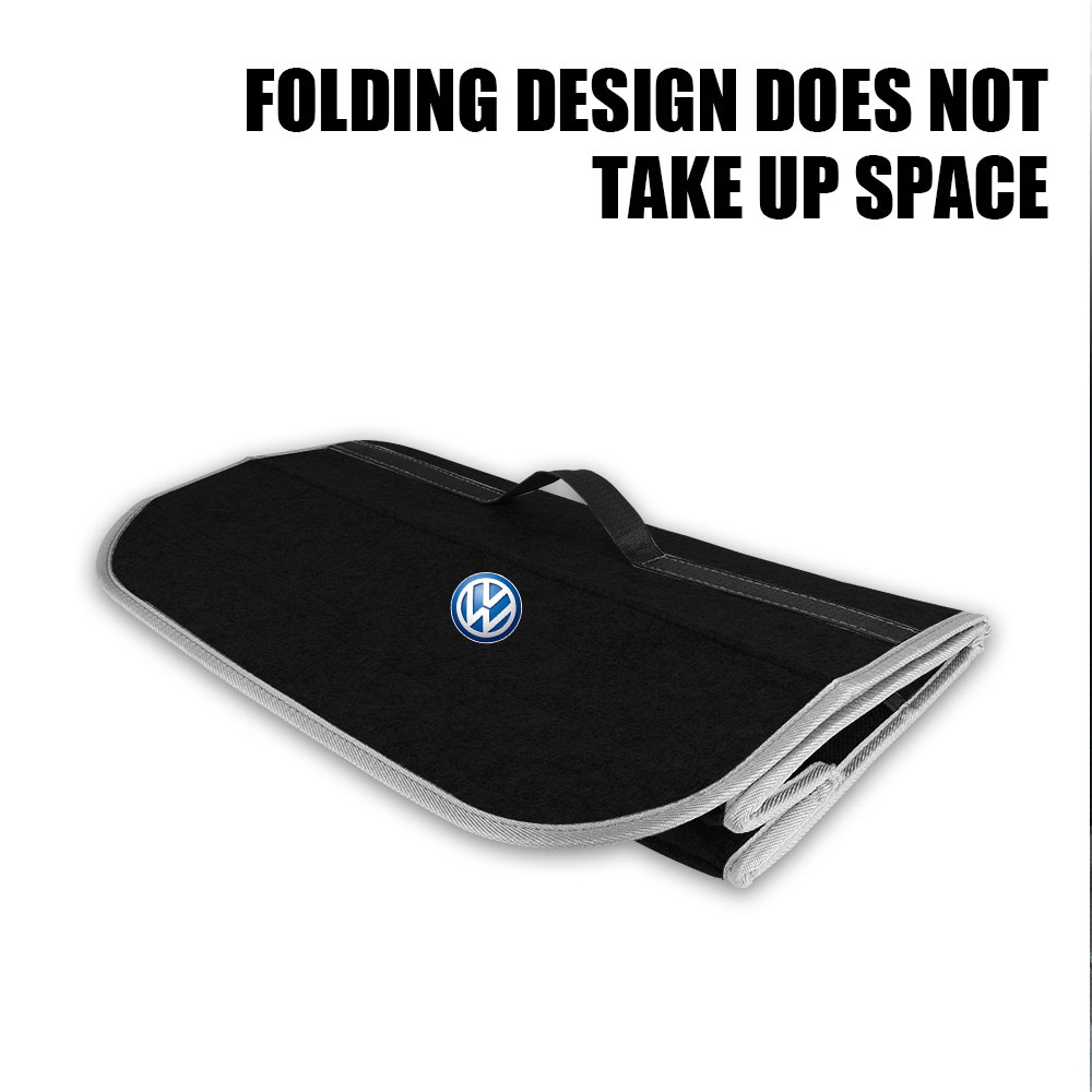 Car Sundrie Storage Bag Large Capacity Foldable Trunk Organizer Box For Volkswagen VW R GTI Golf 5 7 Rline Passat b6 Tiguan Polo