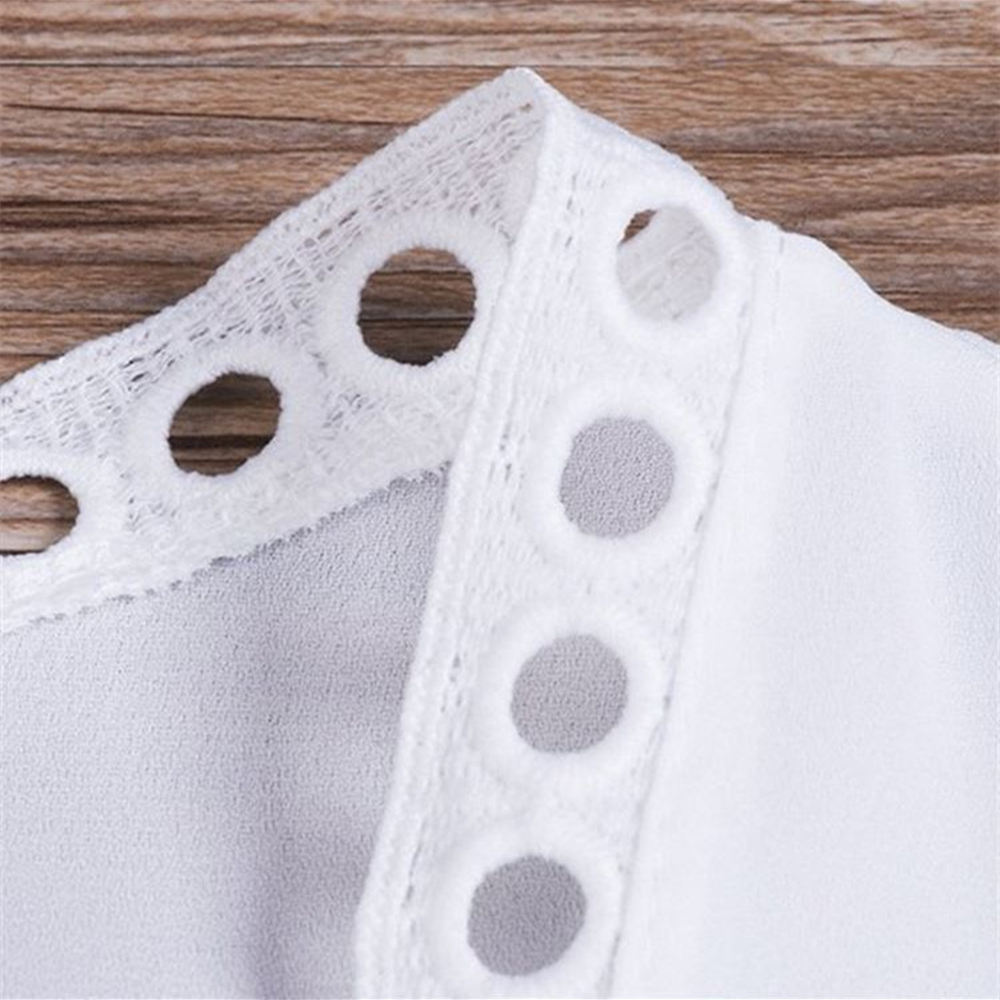 Vestido de verano para mujer, traje de baño bohemio de encaje para playa, Bikini para cubrir, blusa larga con cordones, cárdigan con protección solar calado, chal